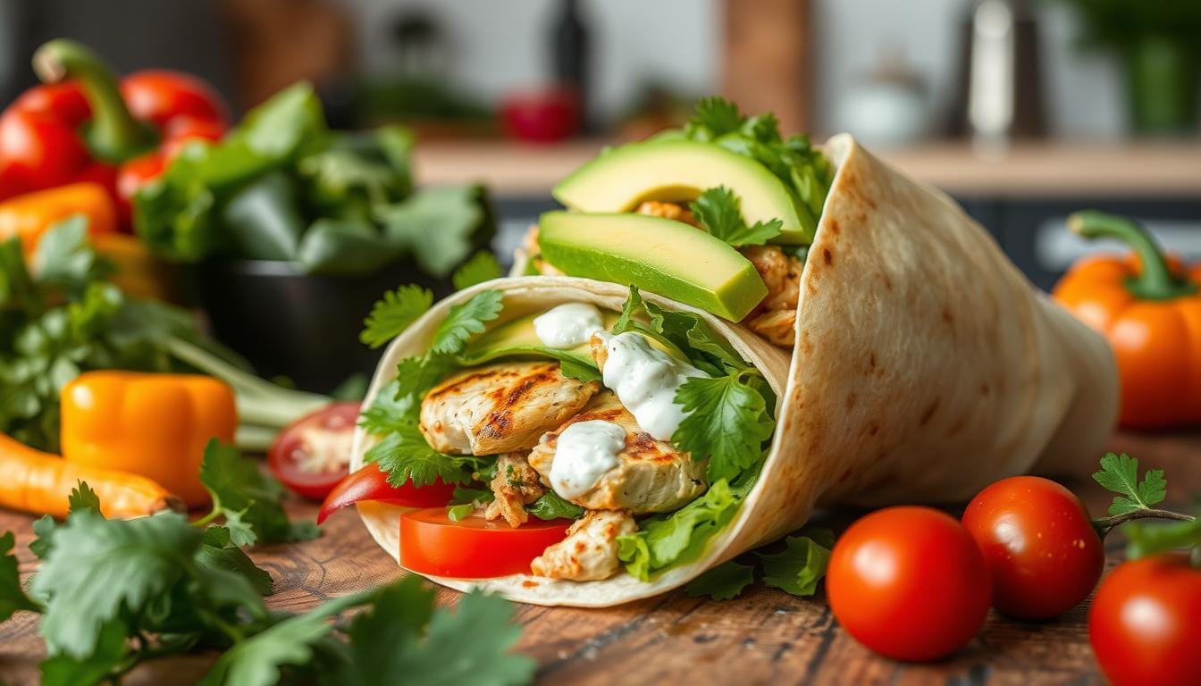 Is a grilled chicken wrap healthy?