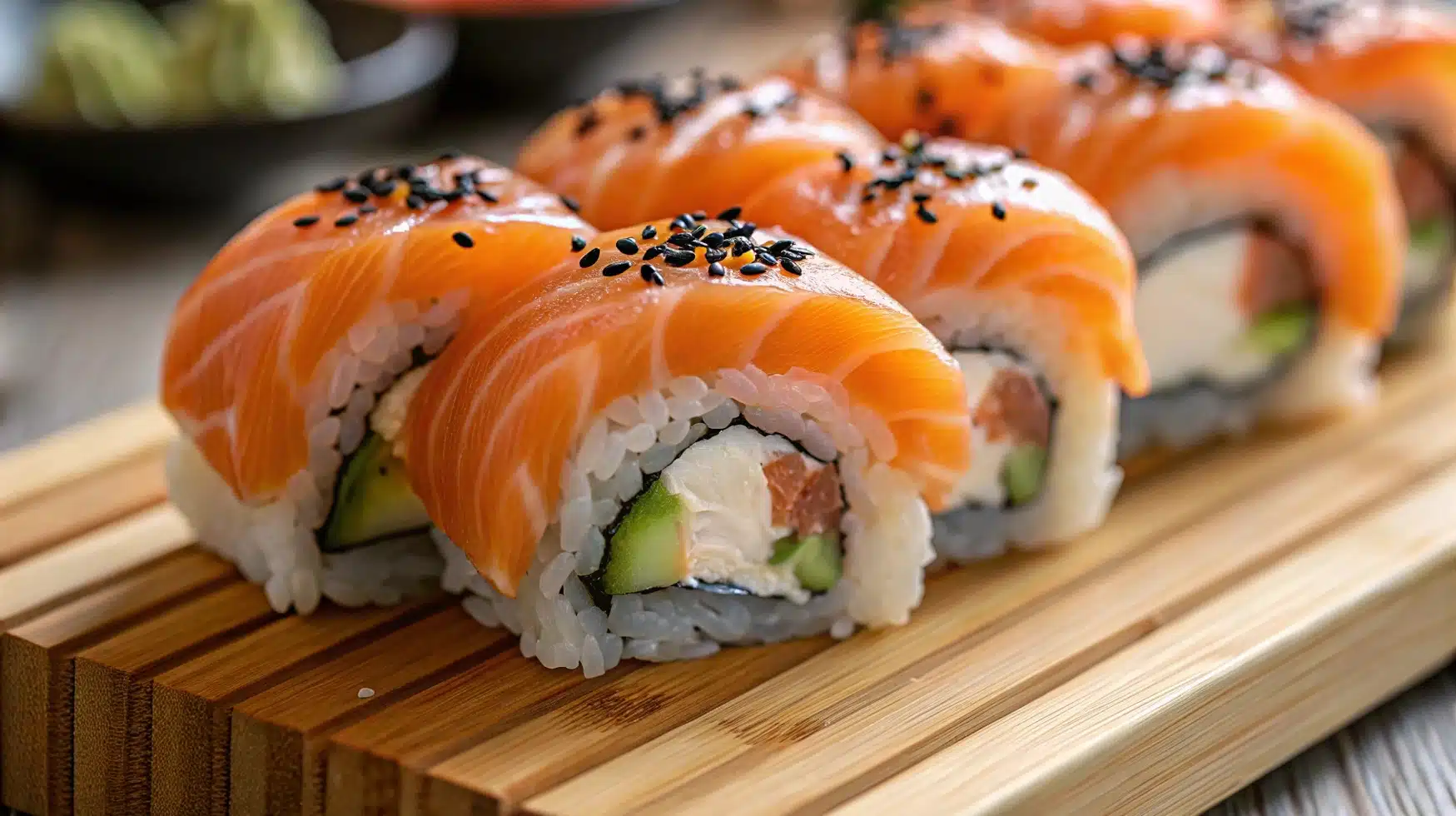 salmon sushi
