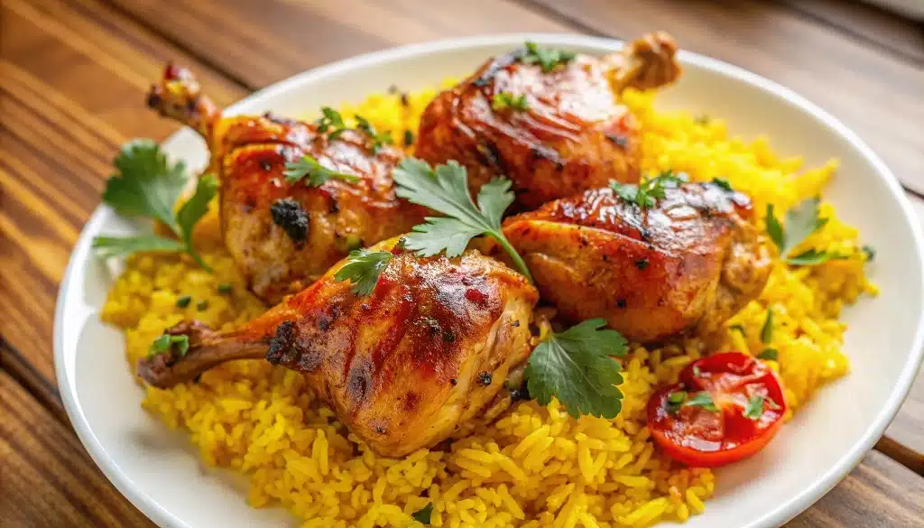 chicken and yellow rice recipe