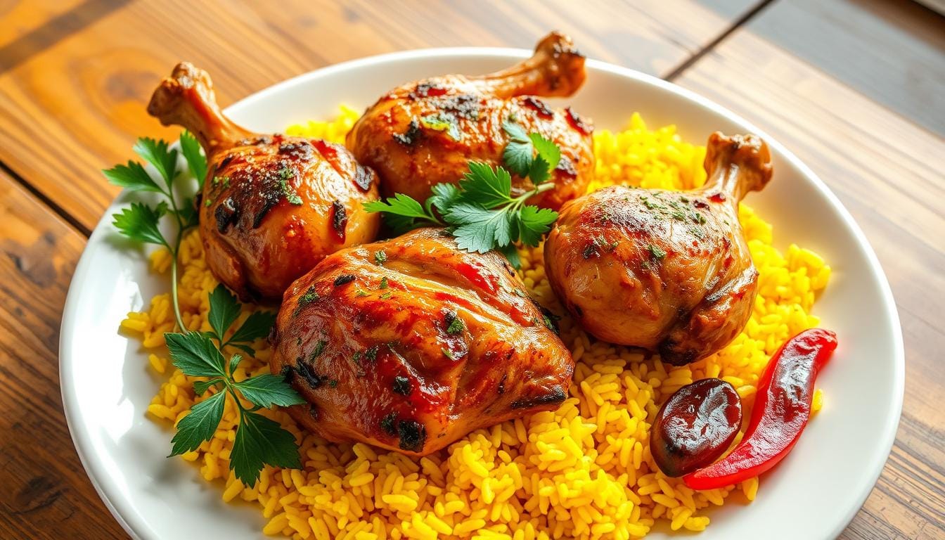 chicken and yellow rice recipe