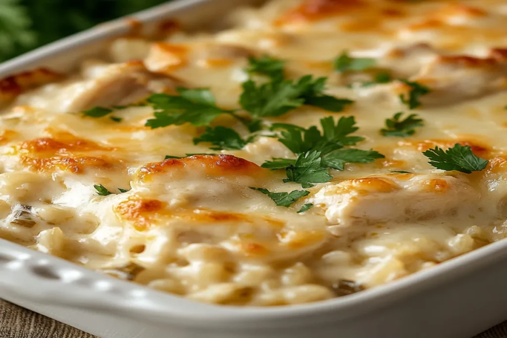 Creamy Chicken and Rice Casserole – Easy Family Meal