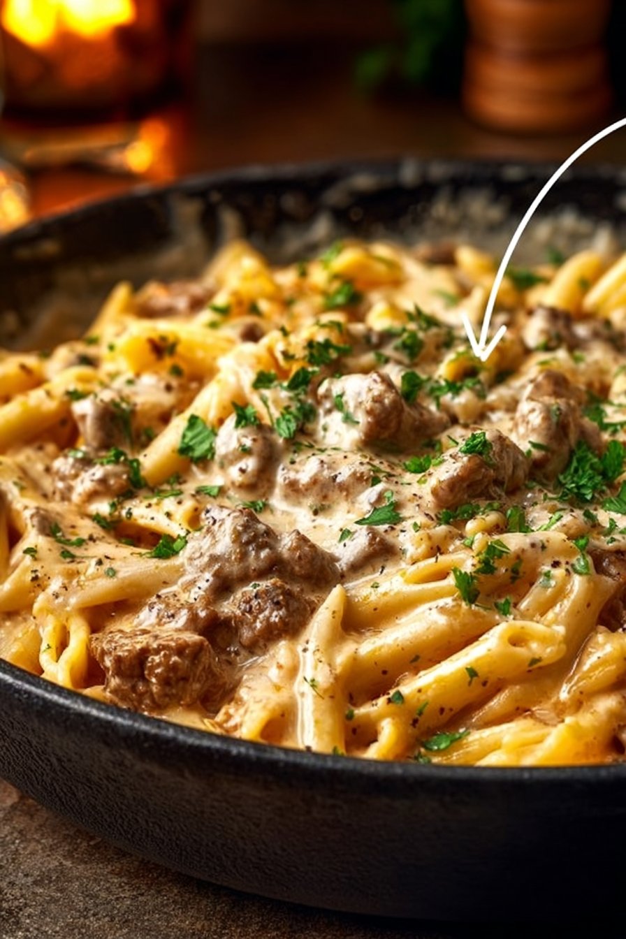 High Protein Creamy Beef Pasta Recipe for Quick Weeknight Dinners