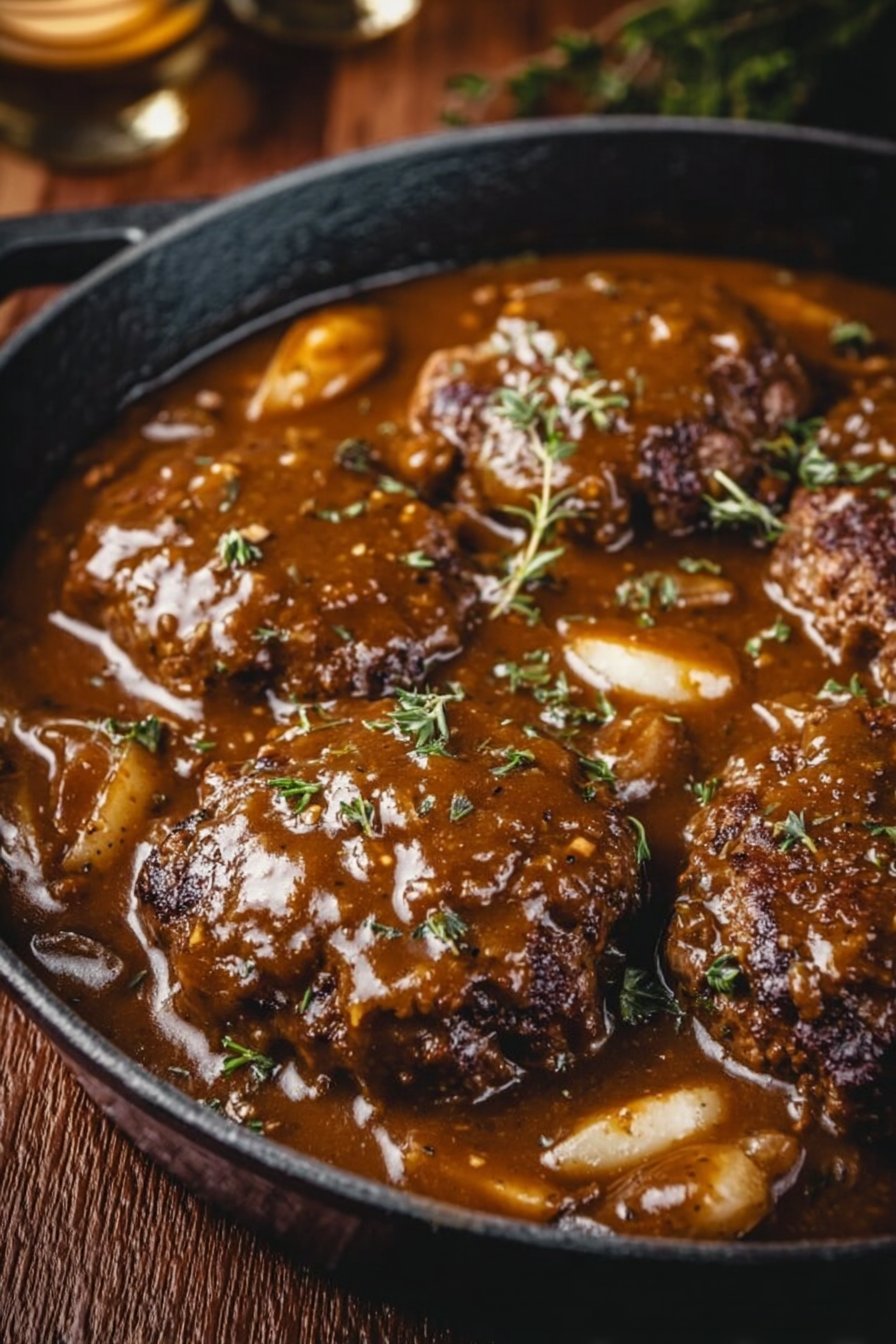 Salisbury Steak And Gravy Recipe