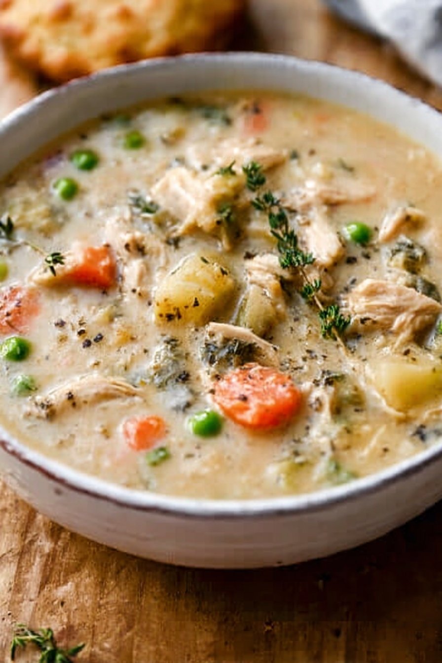 Chicken Pot Pie Soup Recipe