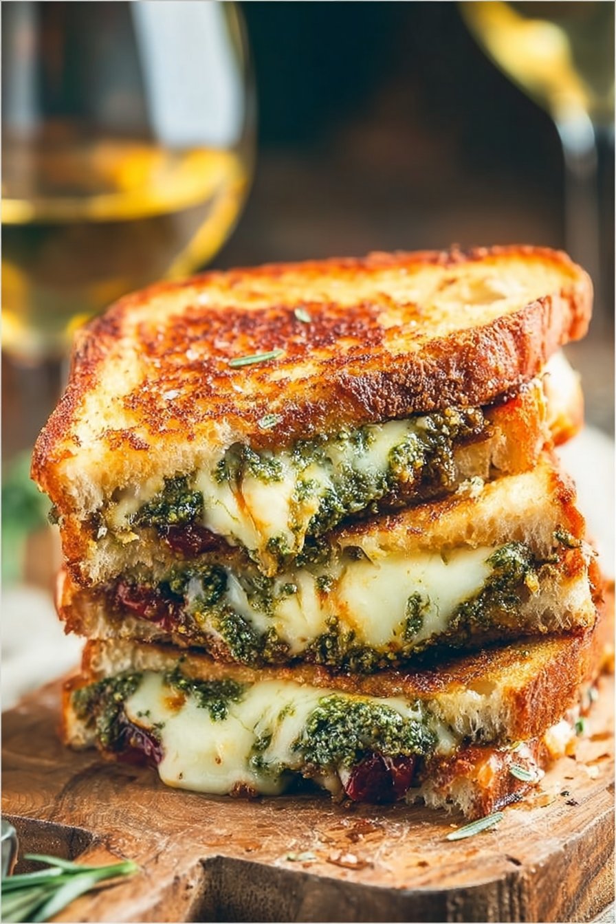 Pesto Grilled Cheese