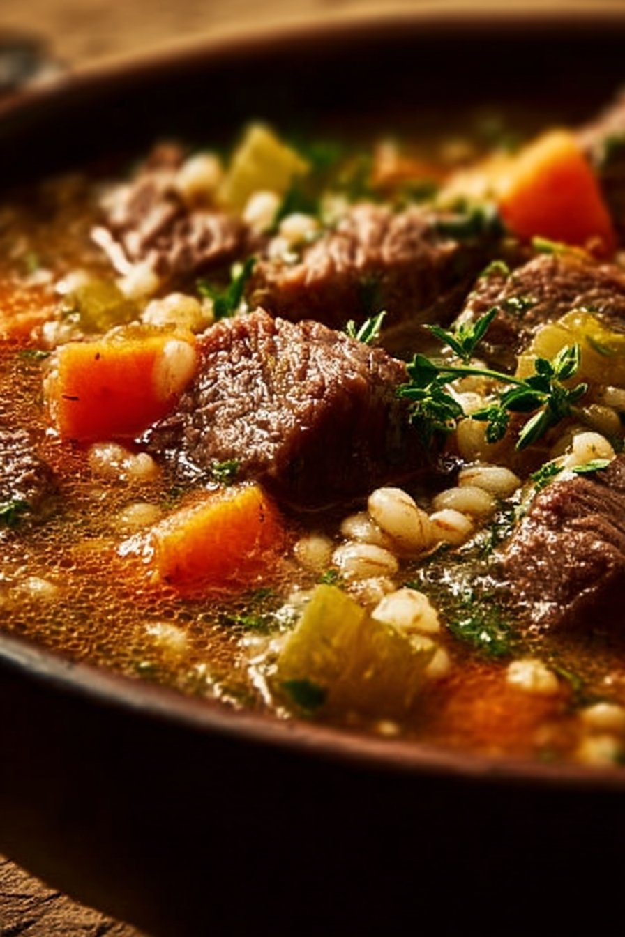 Hearty Beef and Barley Soup