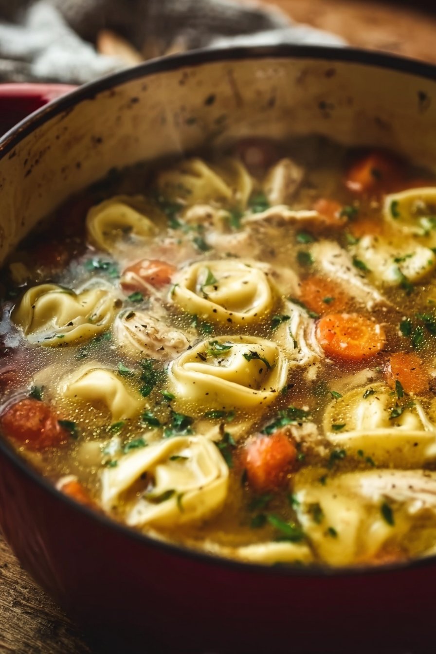Chicken Tortellini Soup Recipe