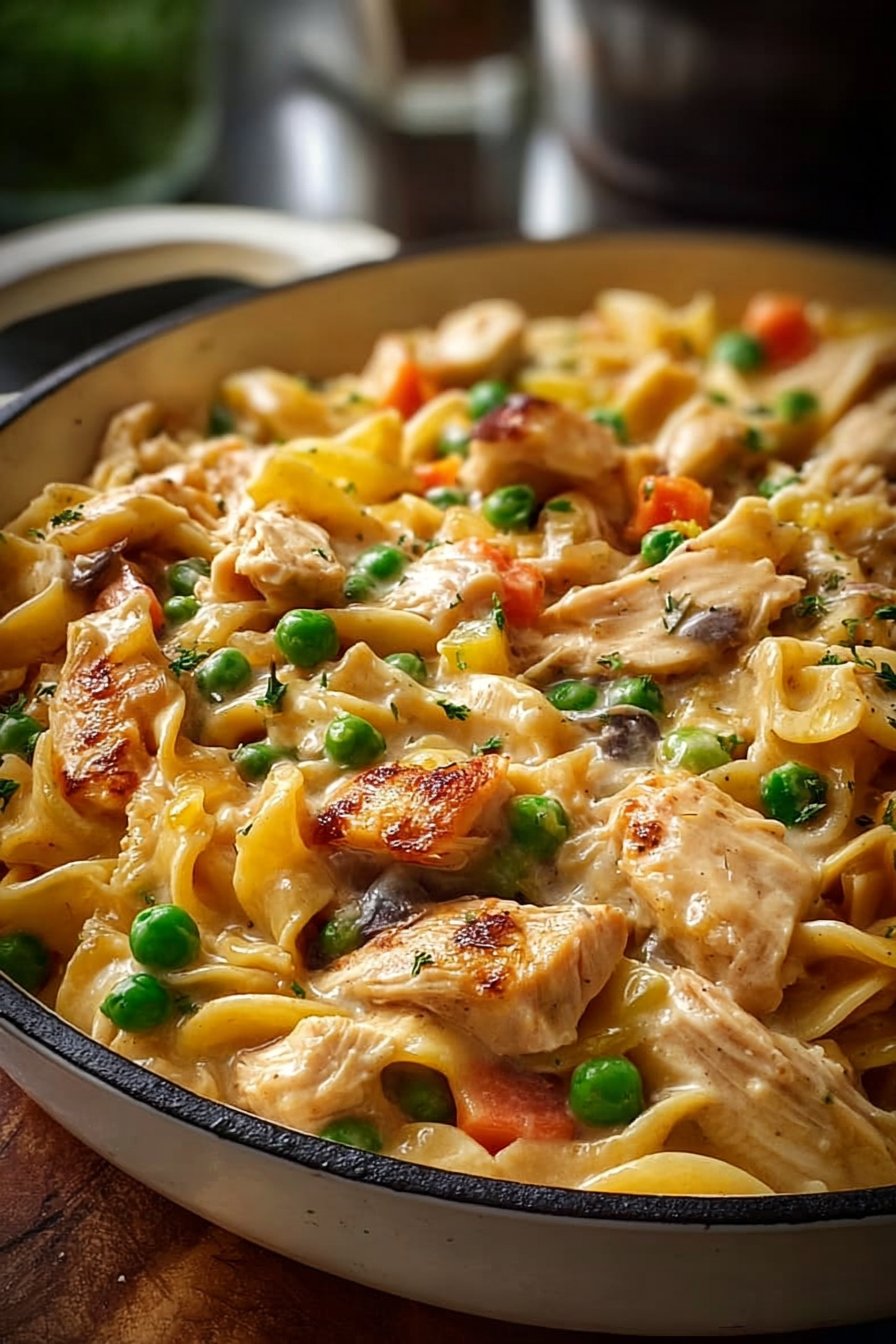 Classic Chicken Pot Pie Pasta