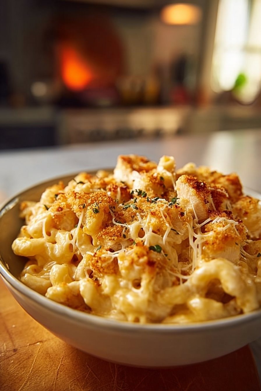 Creamy Chicken Mac and Cheese