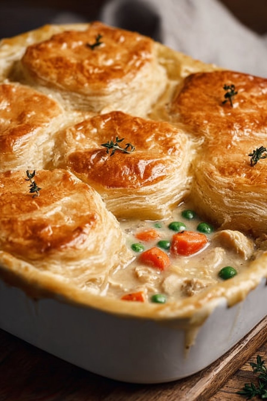 Easy Homemade Chicken Pot Pie Casserole