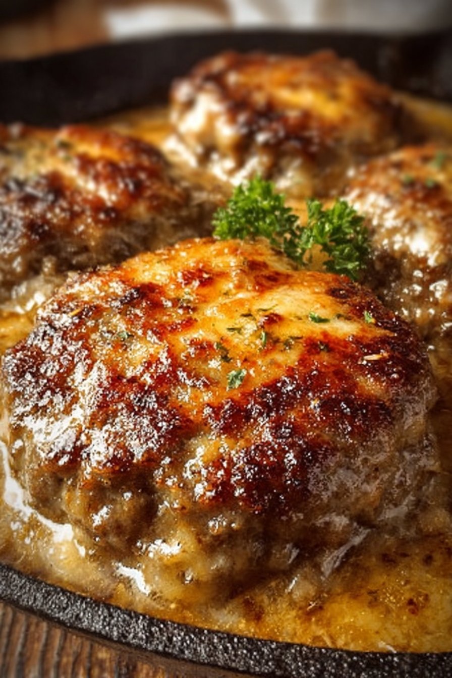 Amish Hamburger Steak Bake