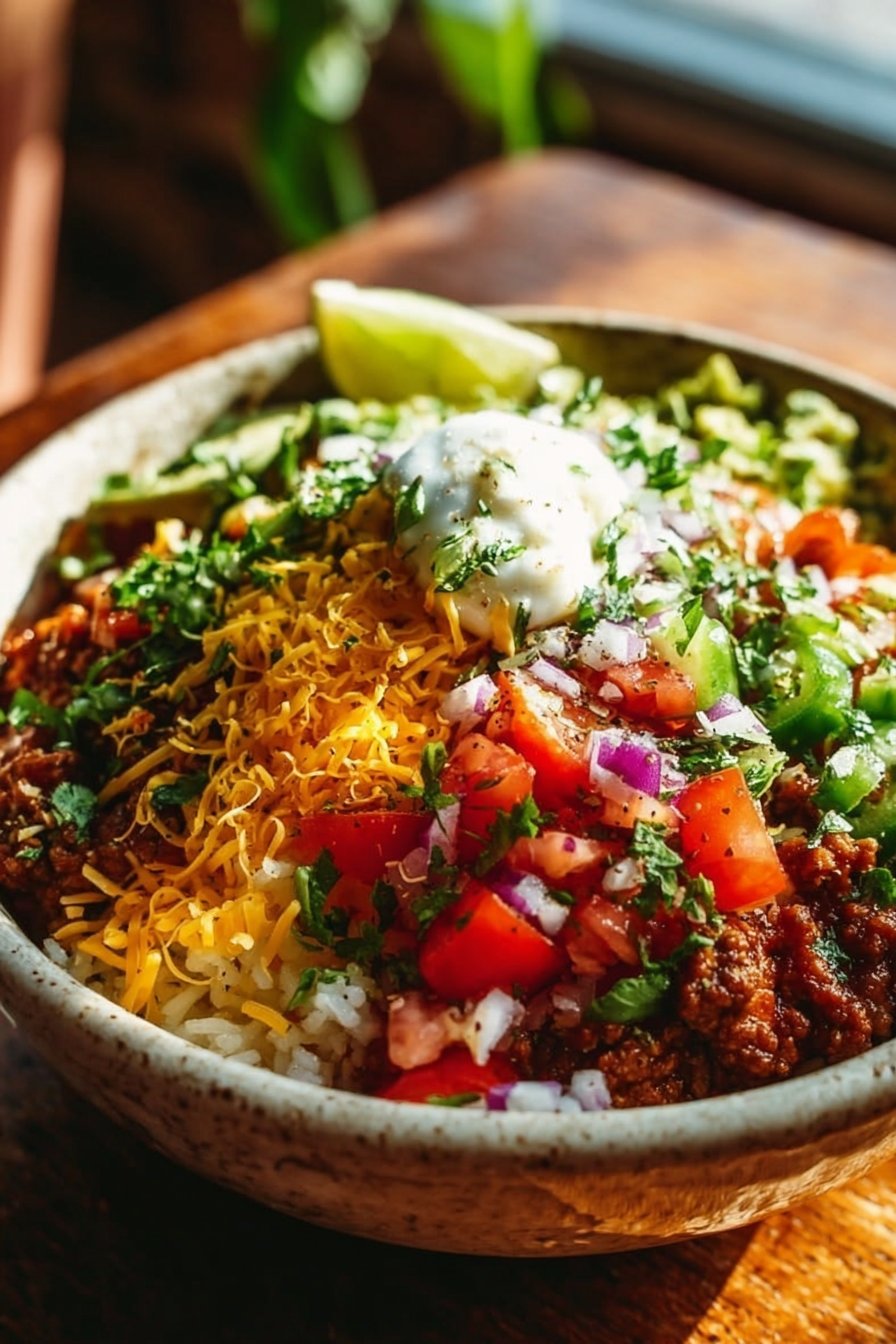 Taco Rice Bowl
