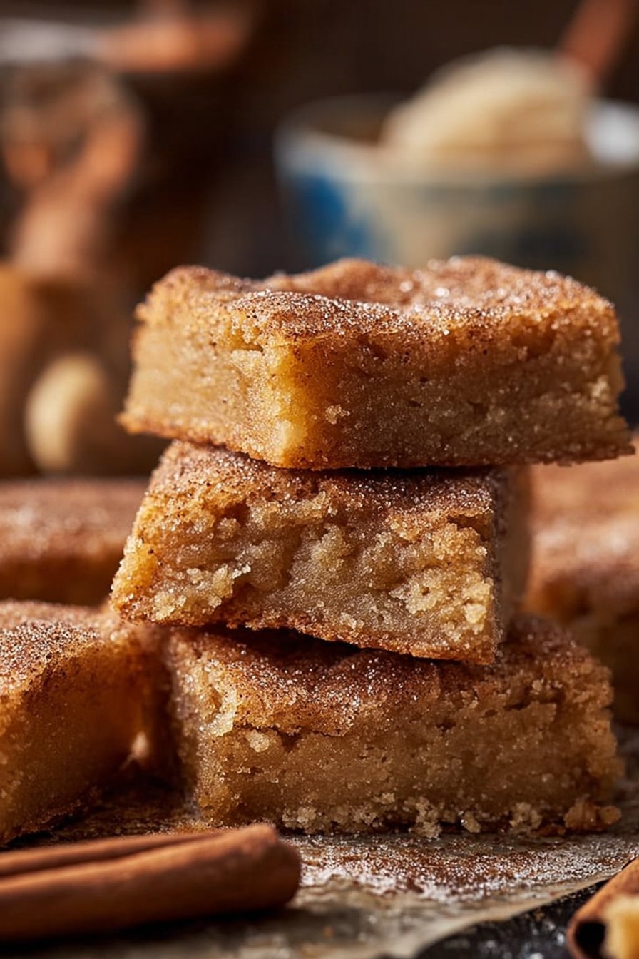 Cozy and Sweet Honey Cinnamon Dessert: Cinnamon Sugar Blondies to Bake Anytime