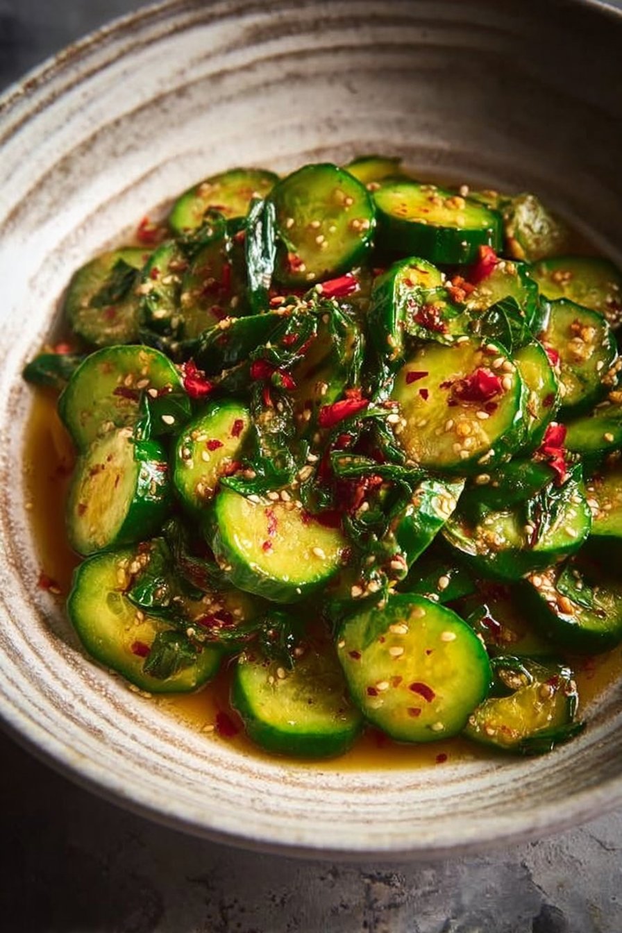 Easy Asian Cucumber Salad