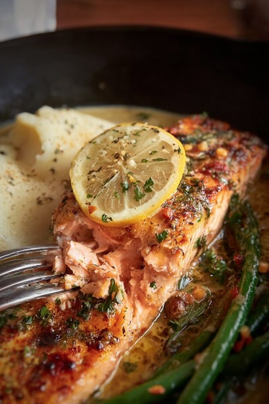 Baked Lemon Garlic Butter Salmon