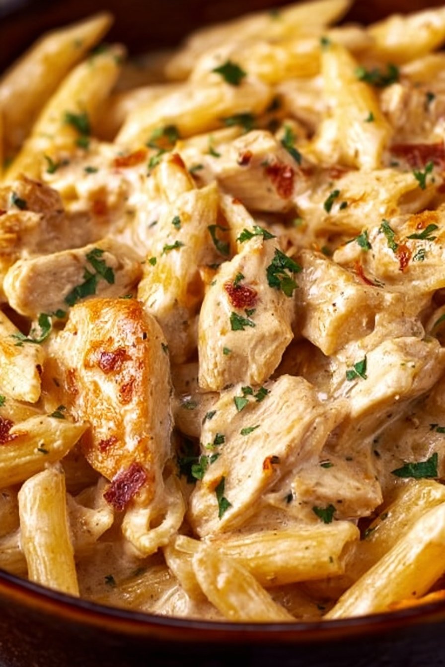 Crock Pot Creamy Cajun Chicken Pasta: Easy & Flavorful Dinner