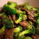Beef and Broccoli Stir-Fry with vibrant vegetables in a serving bowl