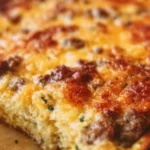 Delicious breakfast casserole packed with eggs, cheese, and vegetables