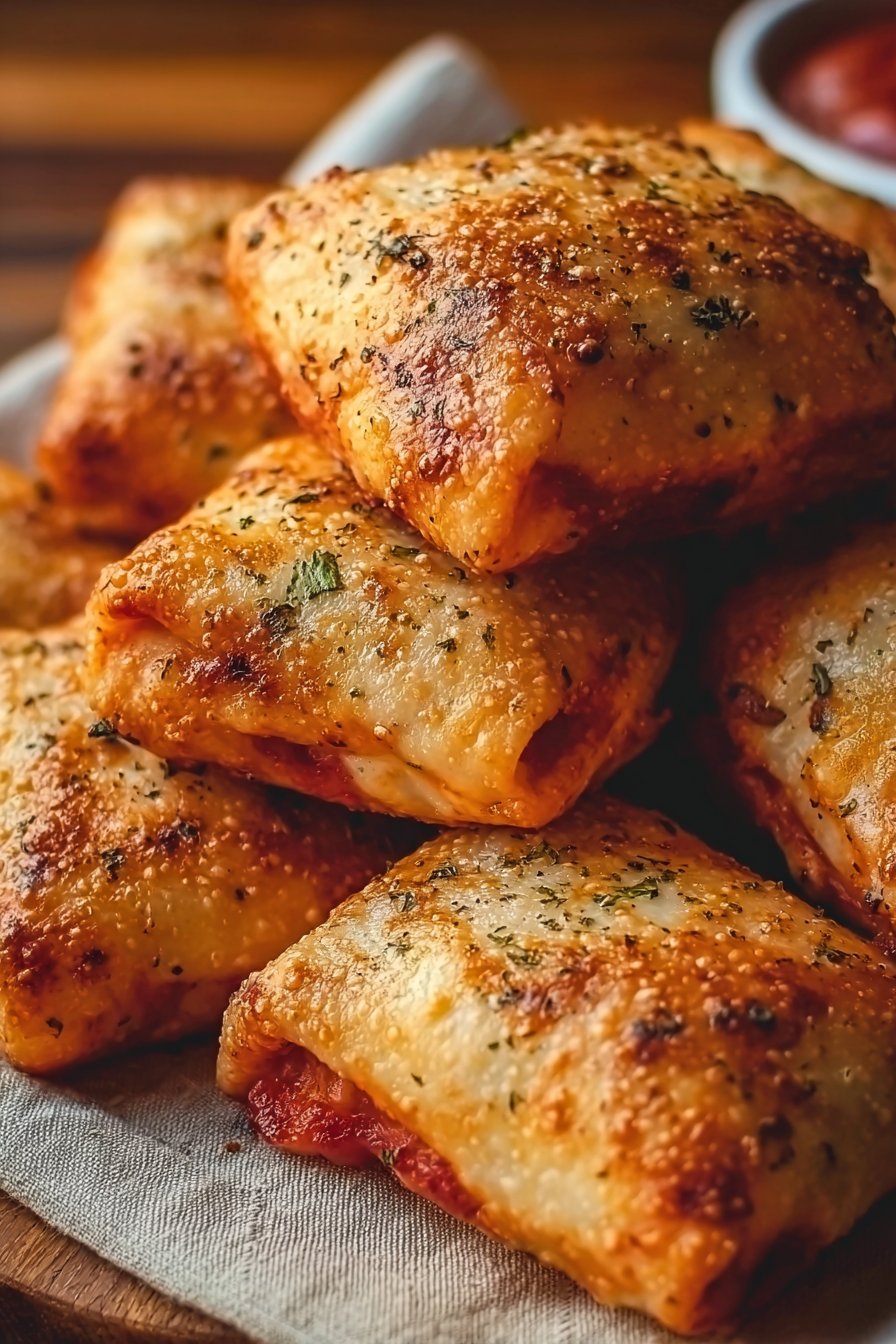 Crispy Air Fryer Pizza Rolls