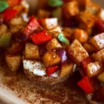 Delicious Fall Bruschetta topped with seasonal ingredients for a festive appetizer.