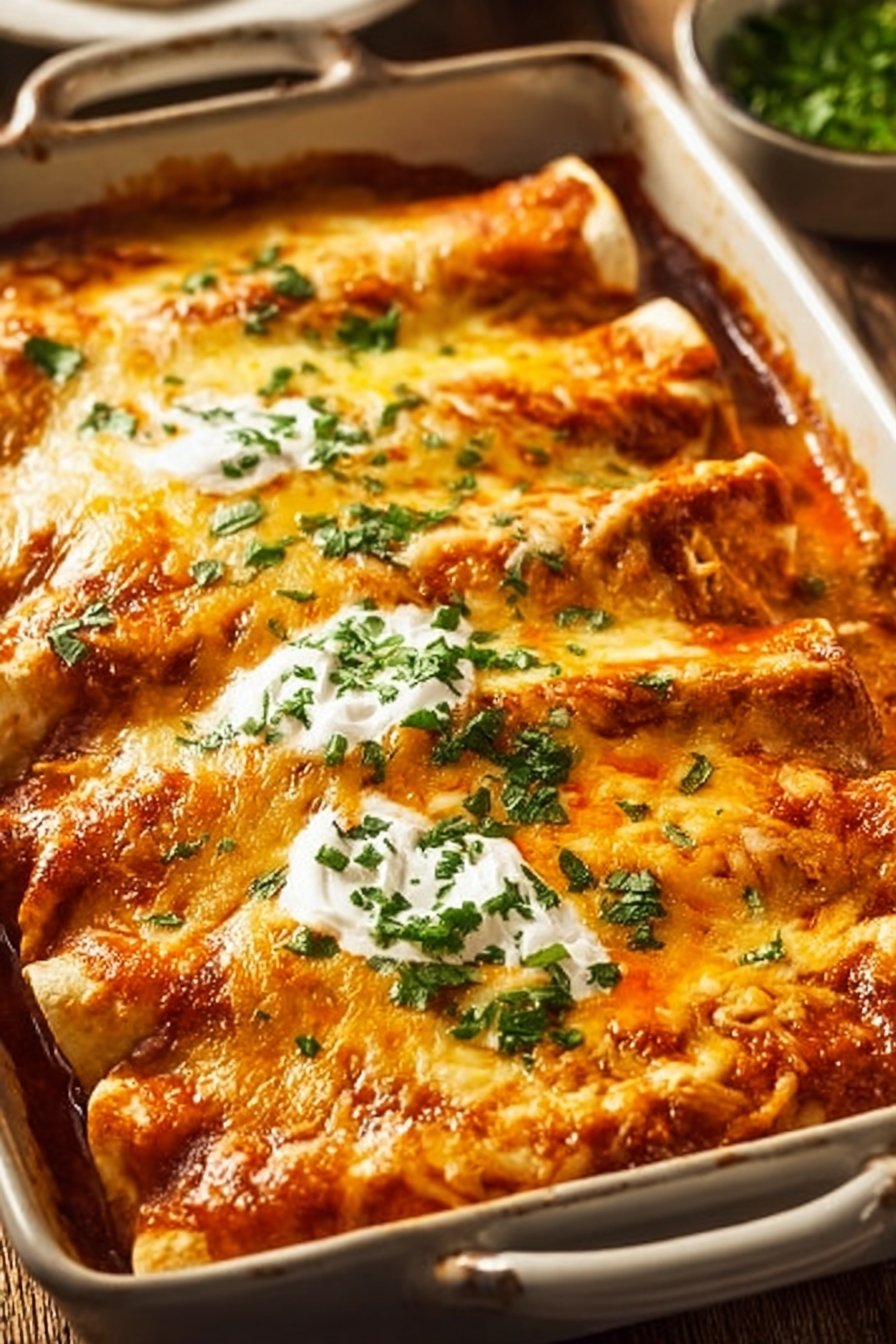 Ultimate Quick and Easy Chicken Enchiladas