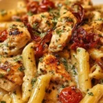 Delicious Marry Me Chicken Pasta dish served in a bowl