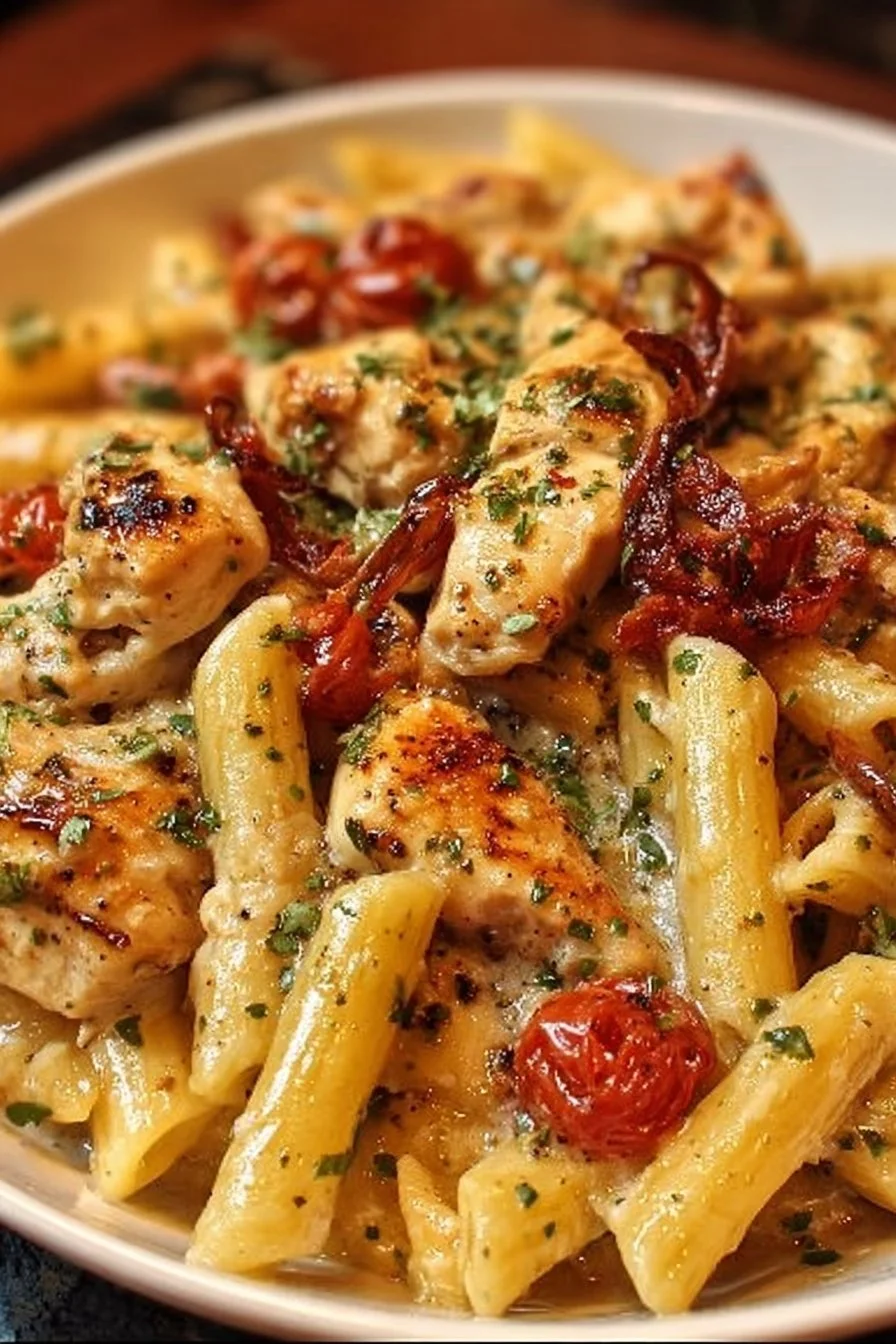 Delicious Marry Me Chicken Pasta dish served in a bowl