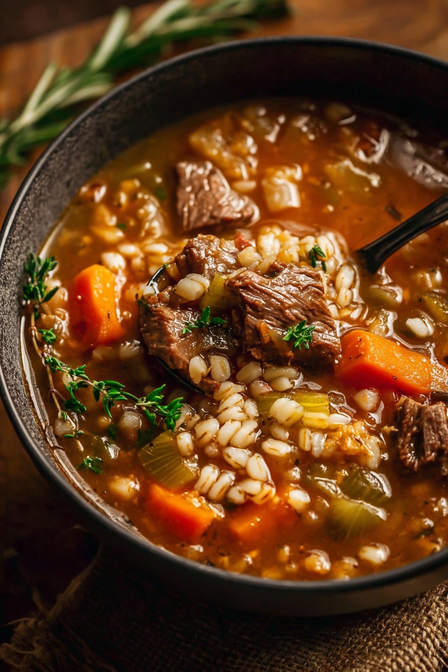 Beef Barley Soup