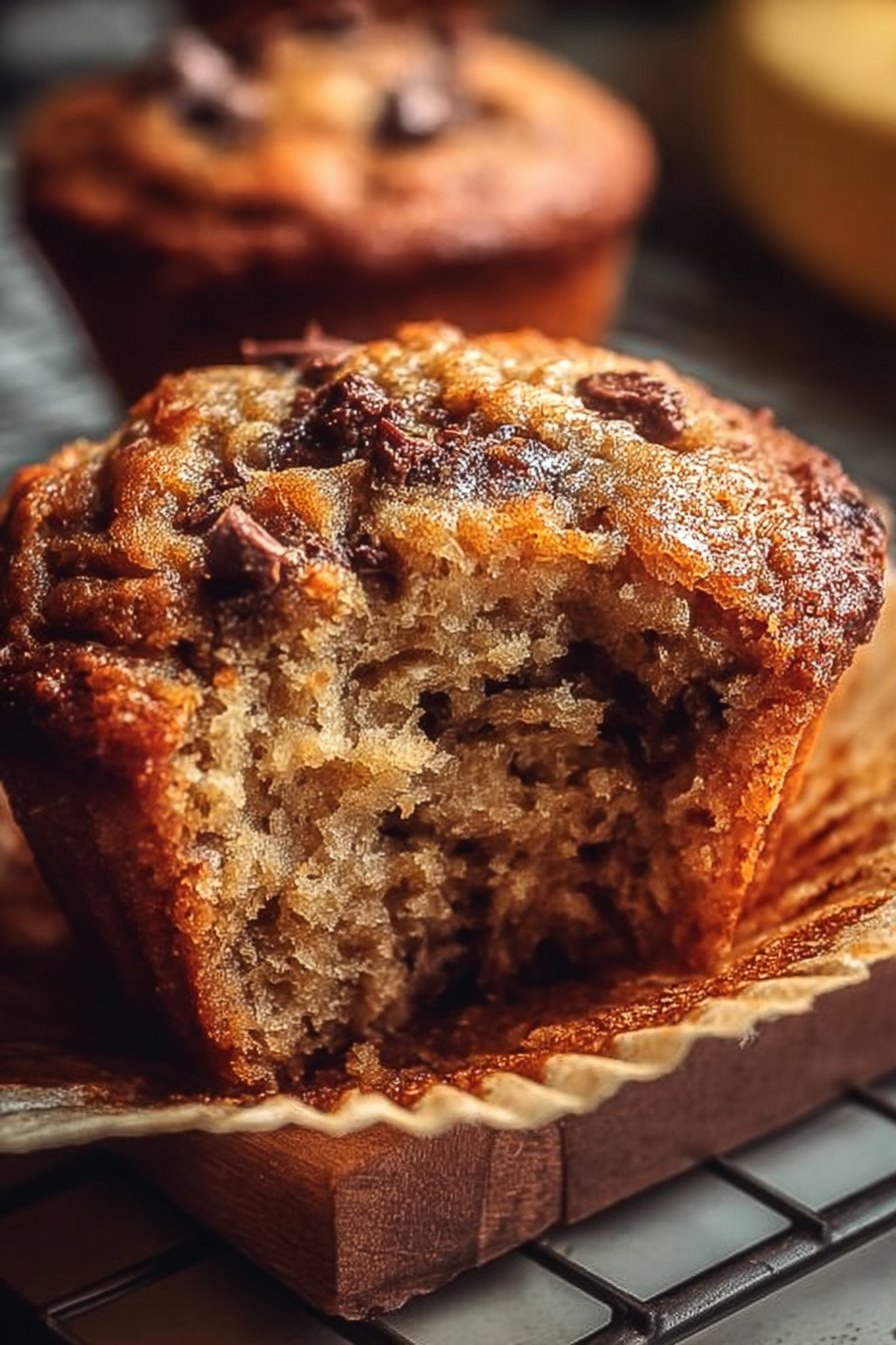 Moist Banana Bread Muffins