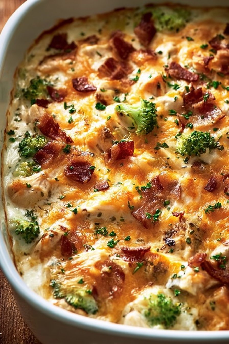 Creamy Low Carb Chicken Casserole