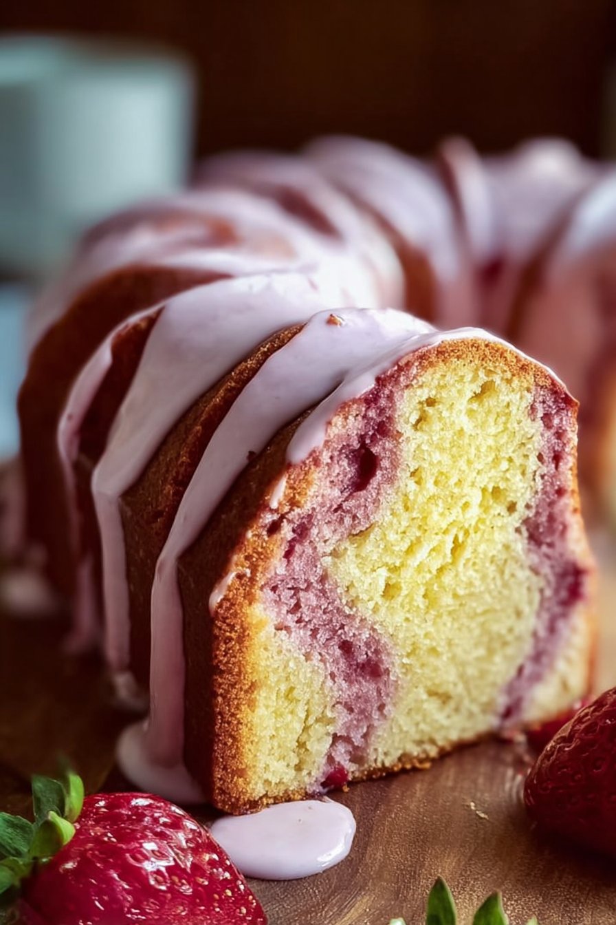Strawberry Milkshake Pound Cake Recipe: A Sweet Delight!