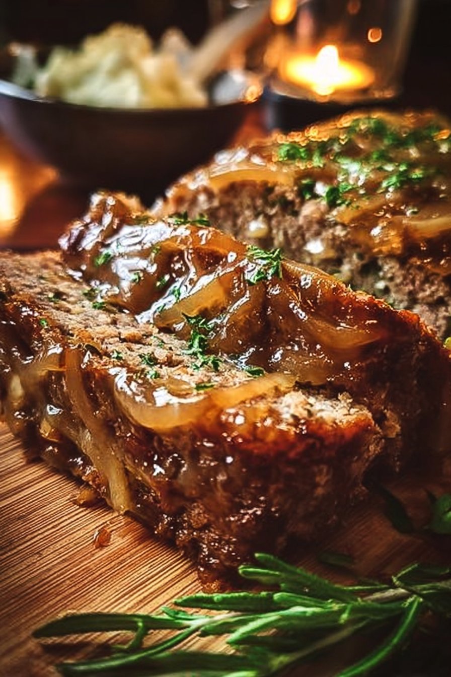 French Onion Meatloaf