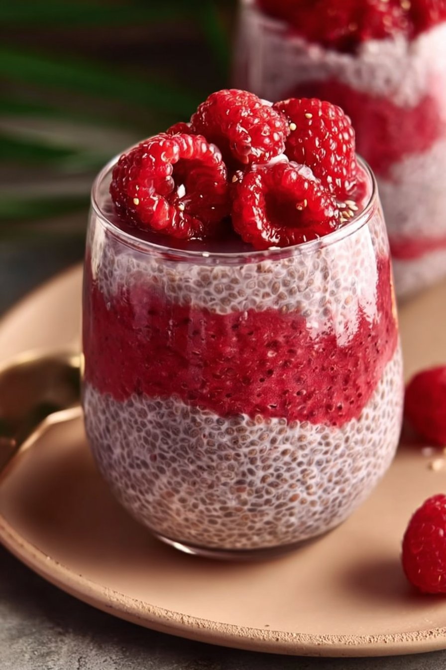 Raspberry Chia Pudding