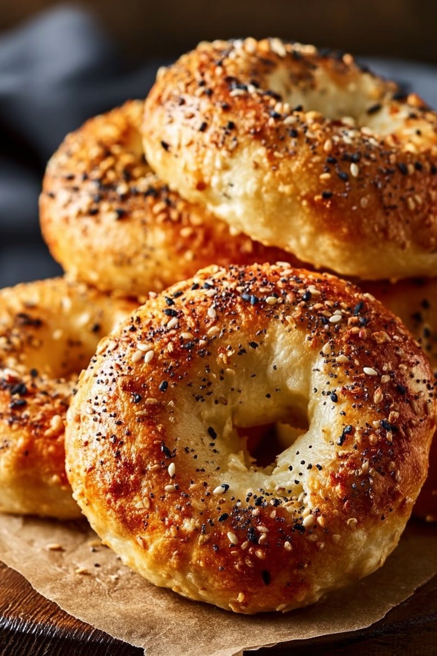 Greek Yogurt Bagels