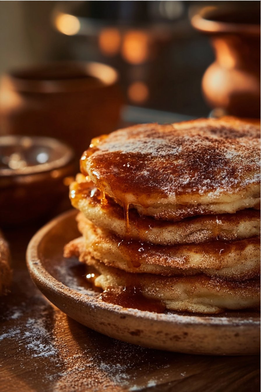Spanish Churro-Inspired Pancakes: A Breakfast Delight!