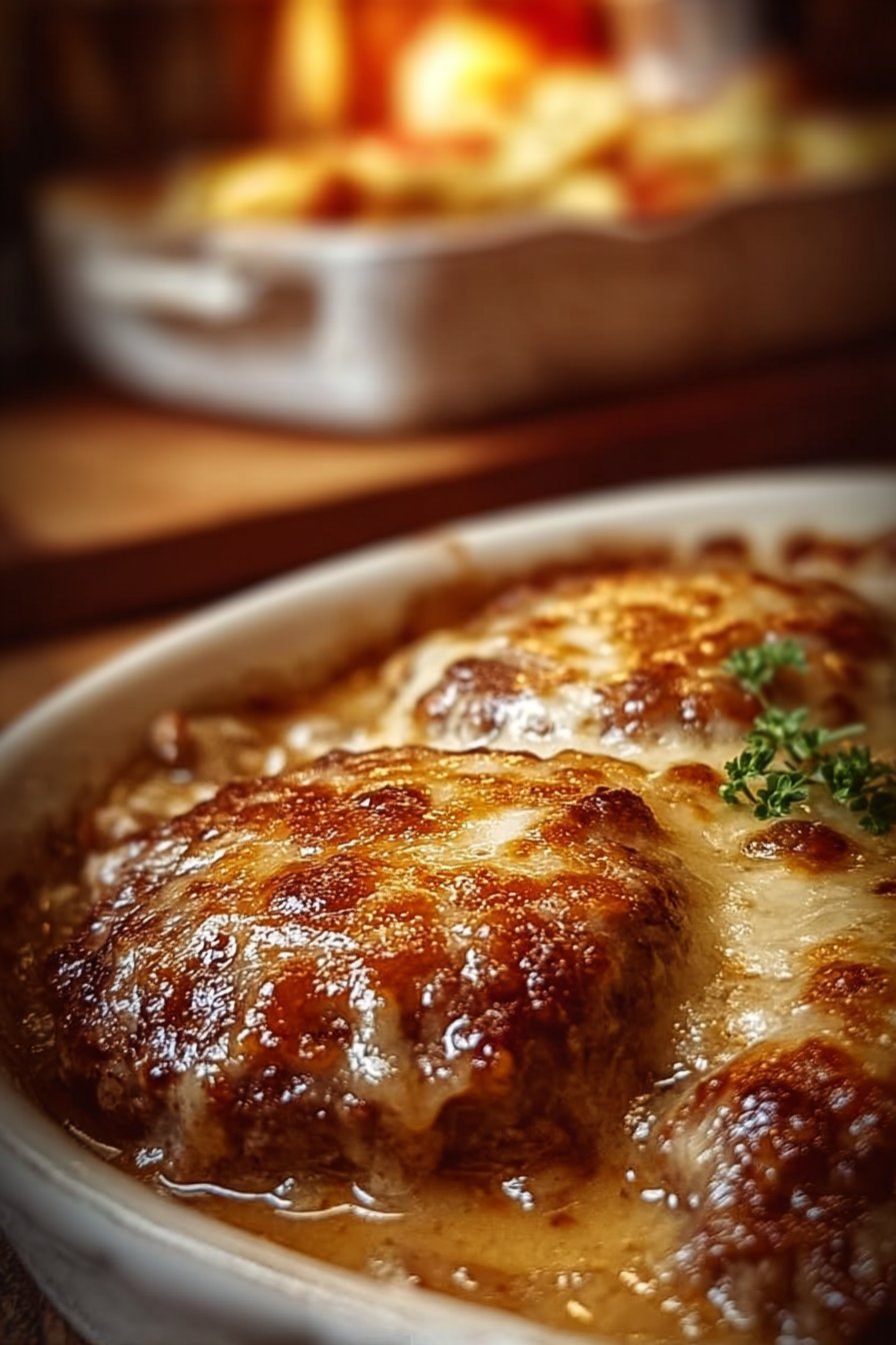 Amish Hamburger Steak Bake