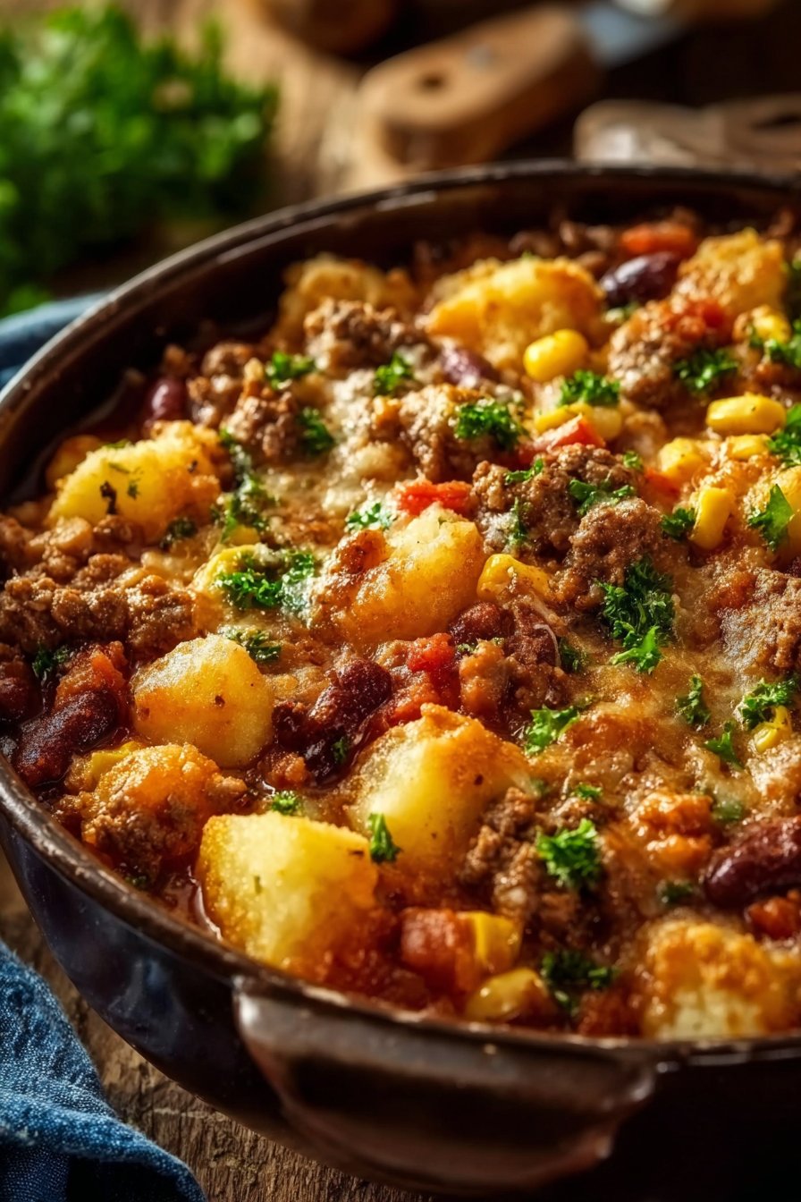 Slow Cooker Cowboy Casserole