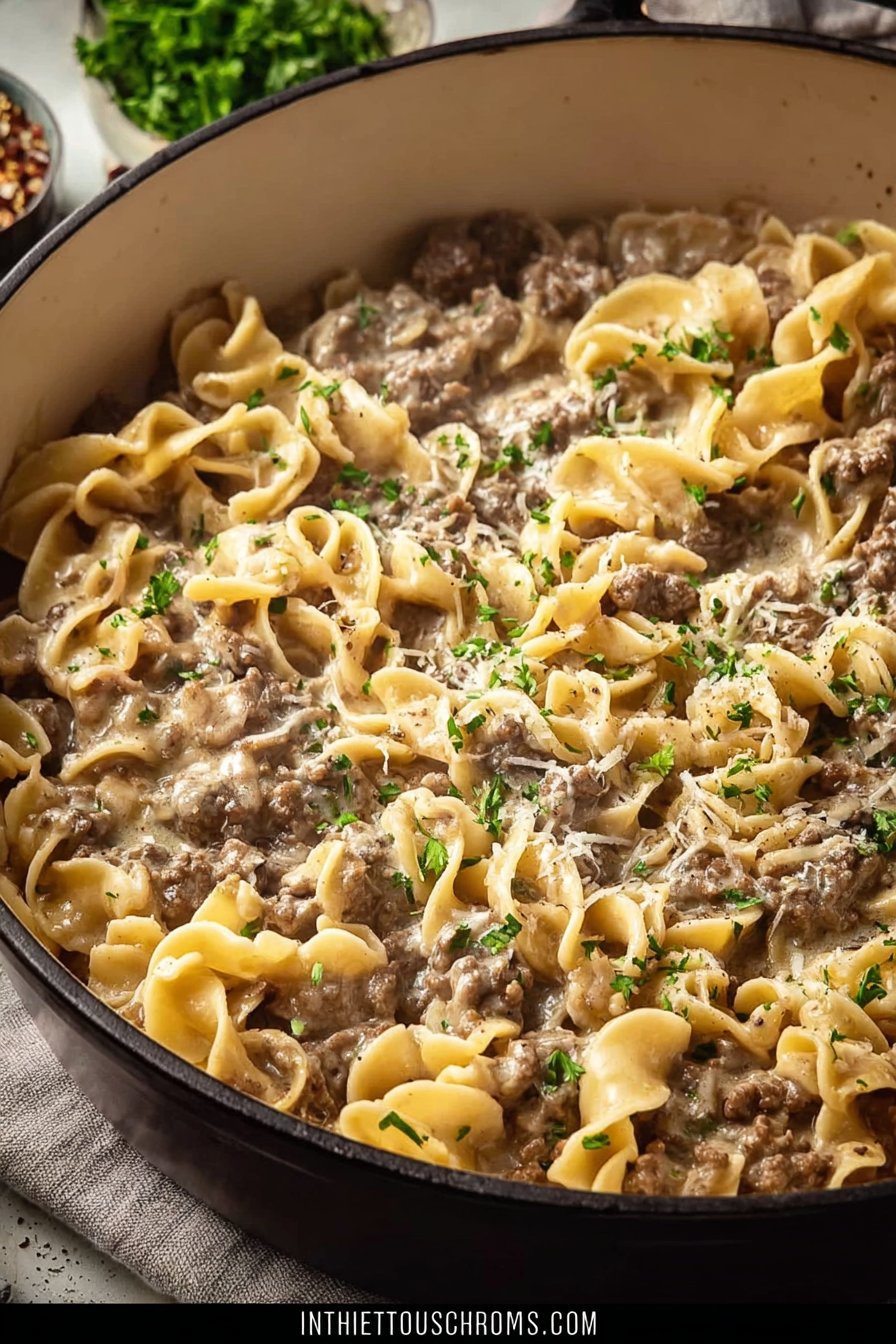 30-Minute Ground Beef Stroganoff