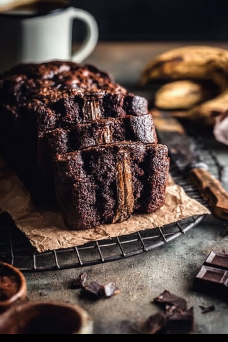Chocolate Espresso Banana Bread