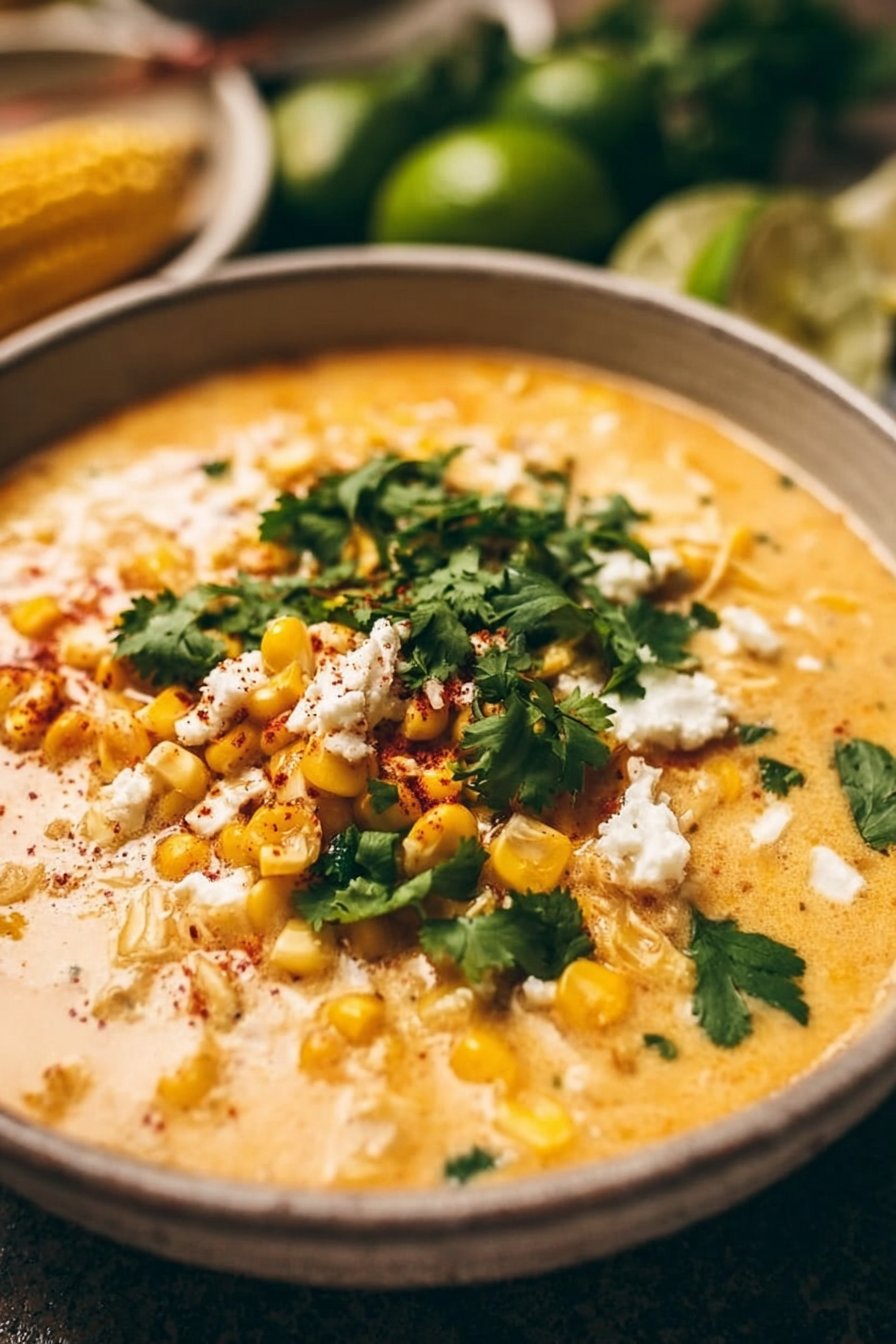 Mexican Street Corn Soup