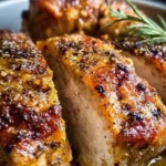 Delicious slow cooker chicken breast served with vegetables and herbs.