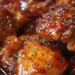 Sweet Hawaiian Crock Pot Chicken served with rice and pineapple