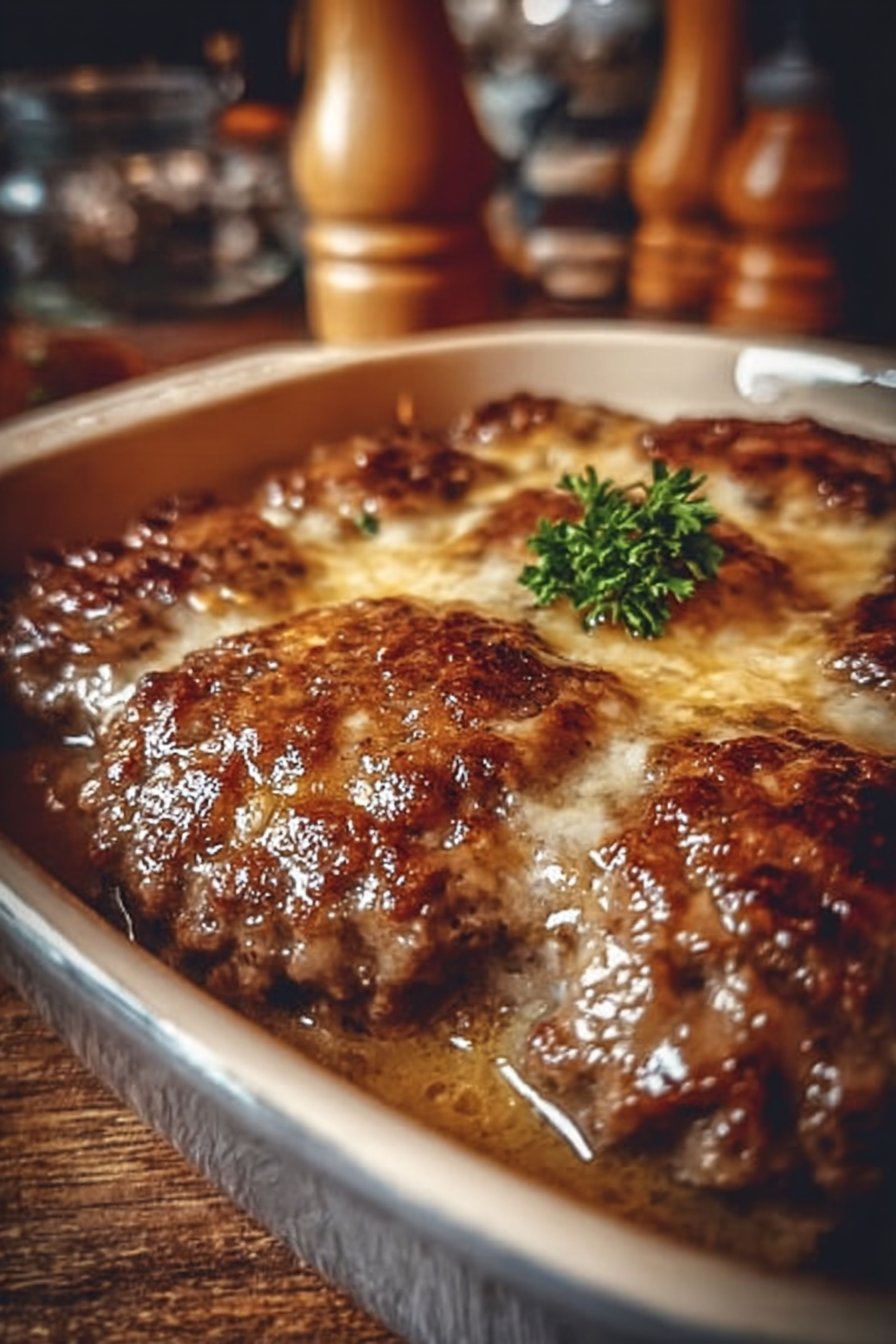 Amish Hamburger Steak Bake