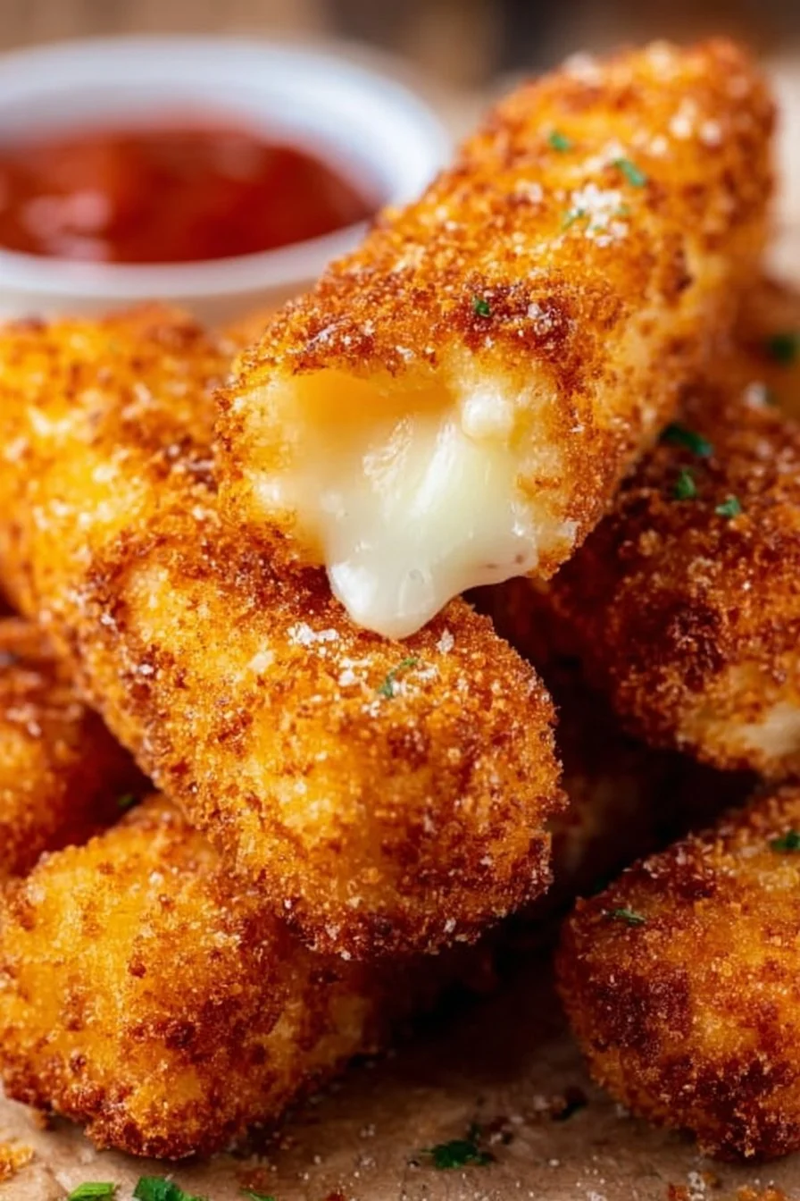 Air Fryer Mozzarella Sticks