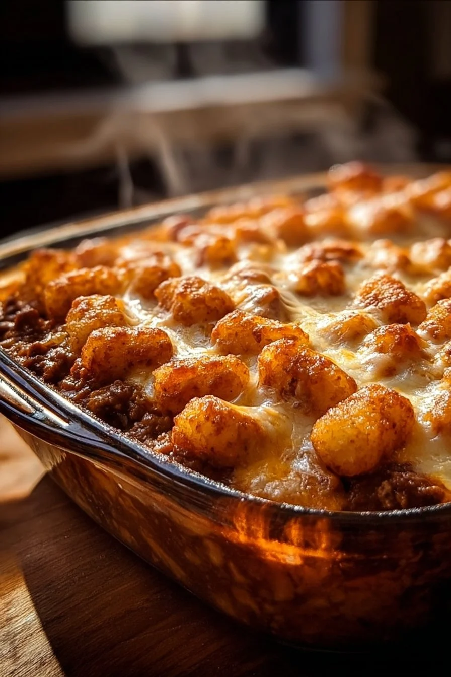 Chili Cheese Tater Tot Casserole: A Family Favorite Dish!