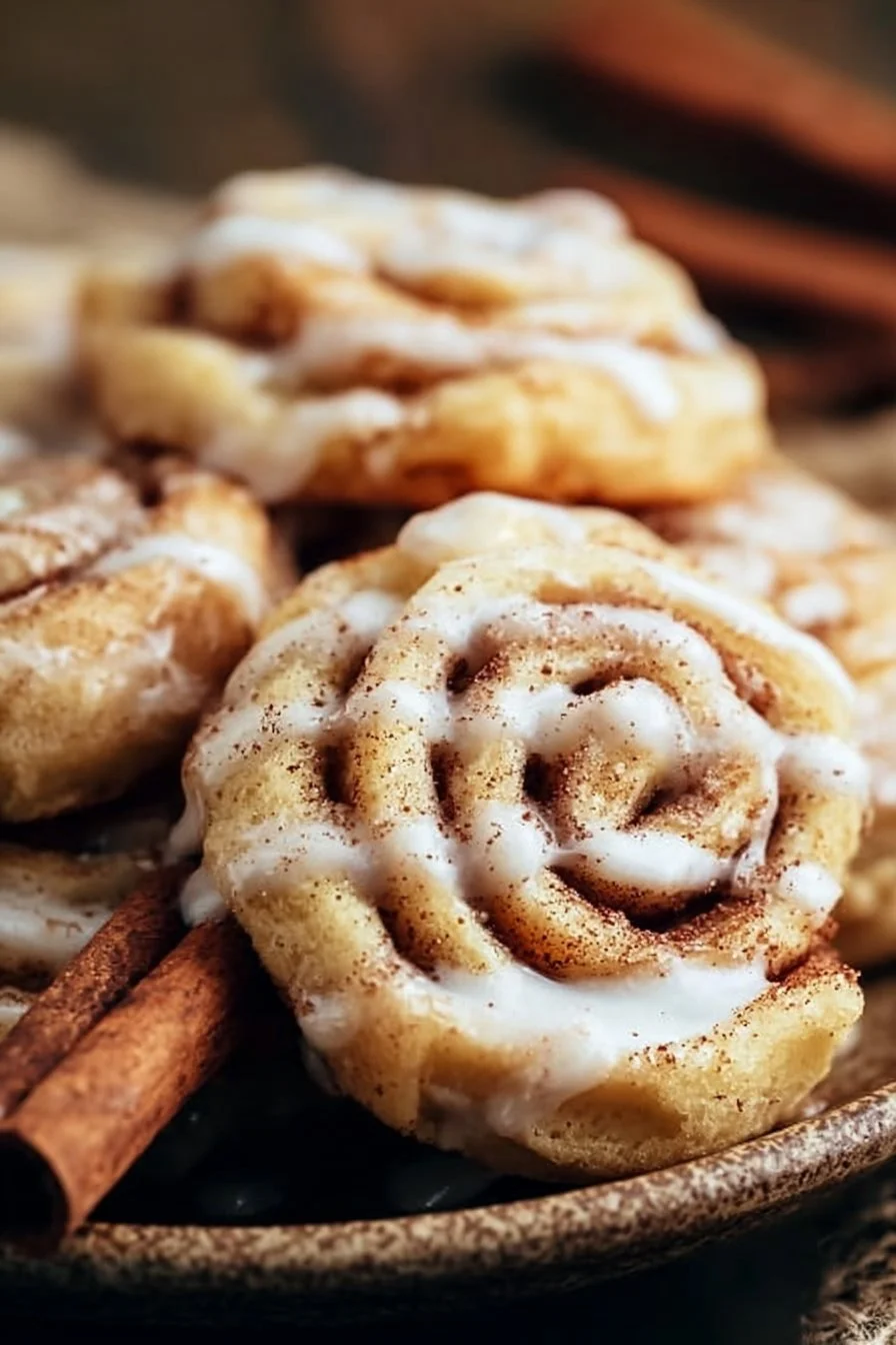 Easy Cinnamon Roll Cookies