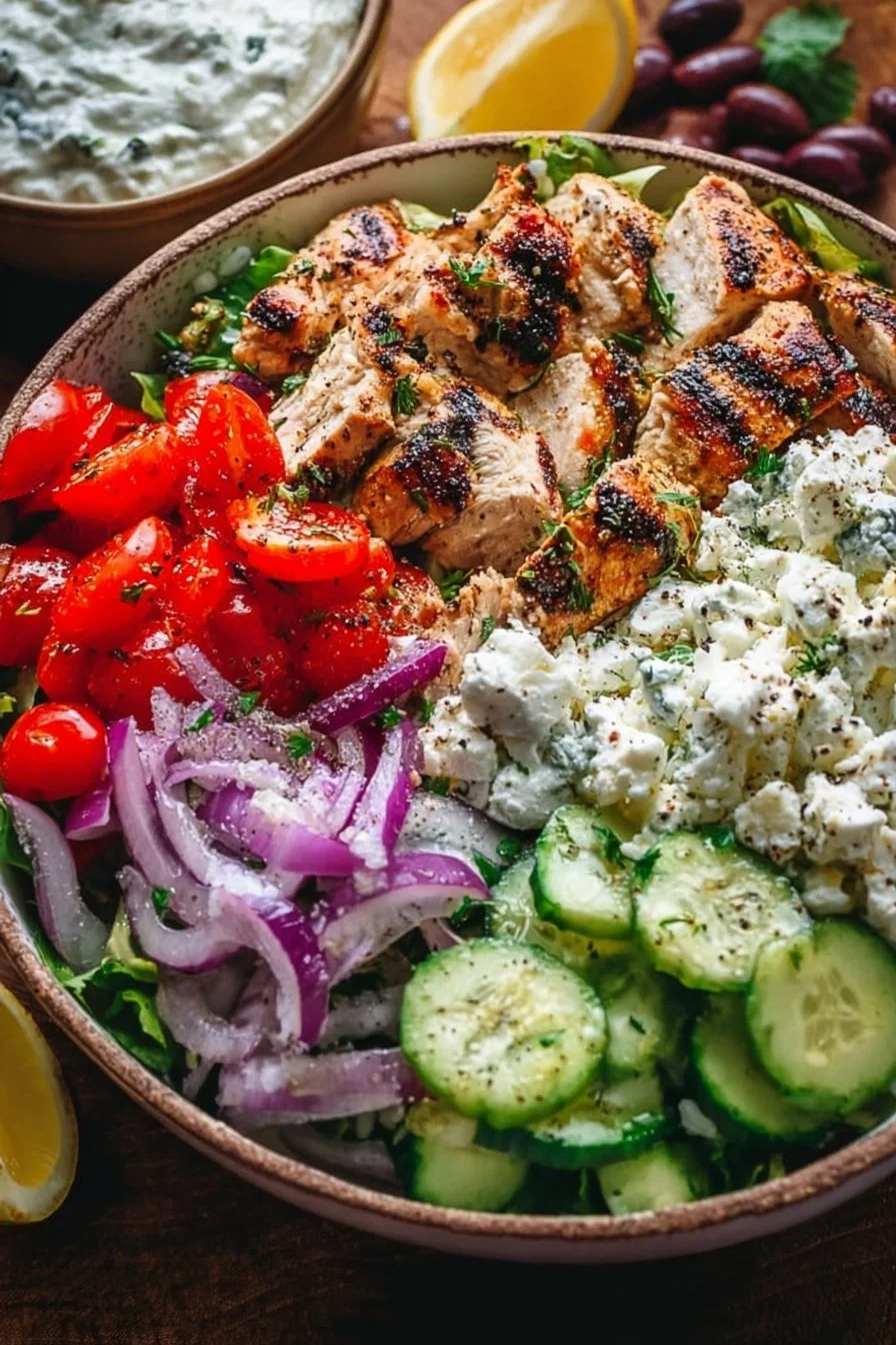 Greek Chicken Bowls