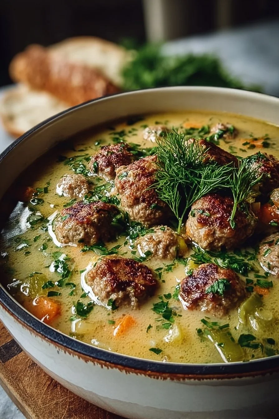 Swedish Meatball Soup